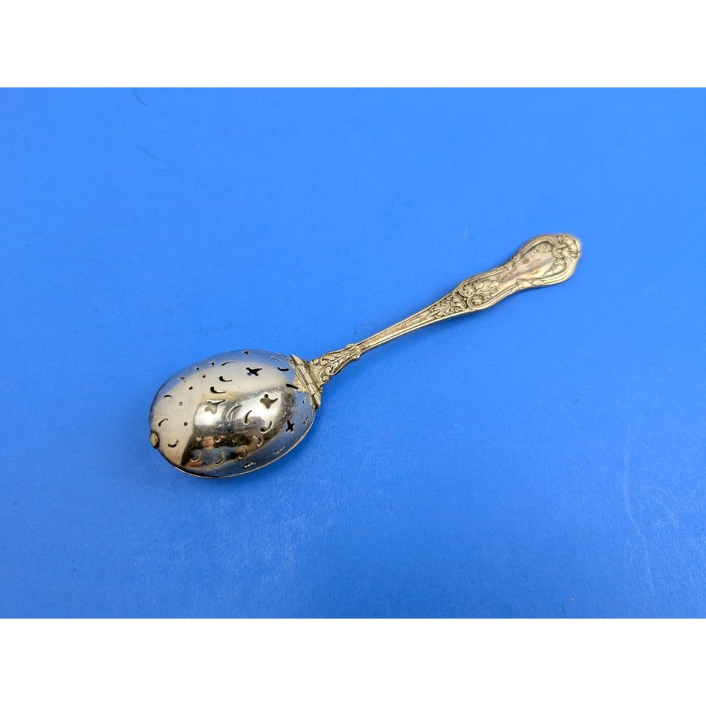 Tiffany and Co Silver Plated Tea Infuser Spoon Victorian